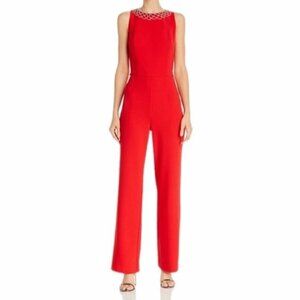 NWT Laundry by Shelli Segal Rhinestone‎ Jumpsuit Size 2